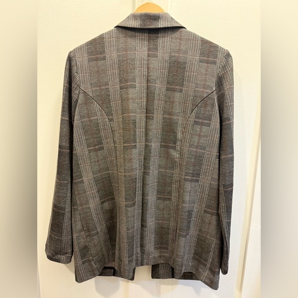 LIVERPOOL LOS ANGELES | Houndstooth Plaid Boyfriend Blazer | Size M - Picture 3 of 6